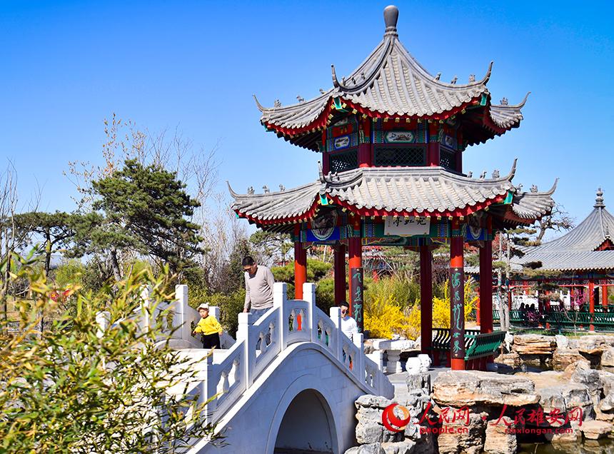 春天的雄安郊野公園，春和景明。人民網(wǎng)宋燁文攝